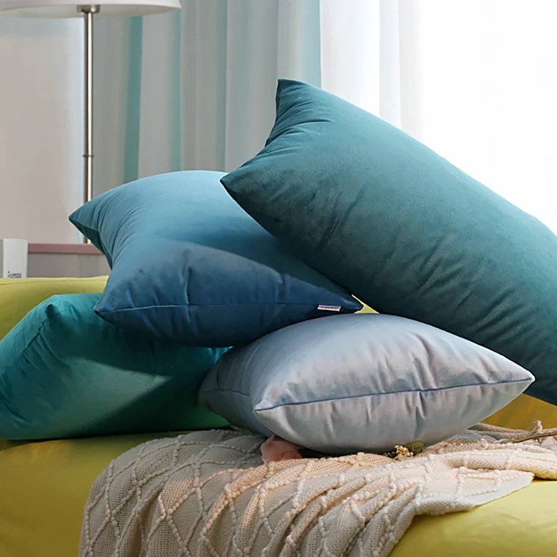 Soft Velvet Cushion Covers Plaid Pillowcases for Living Room Sofa 30x50 cm Nordic Home Decoration Pillows Cover thumbnail 6