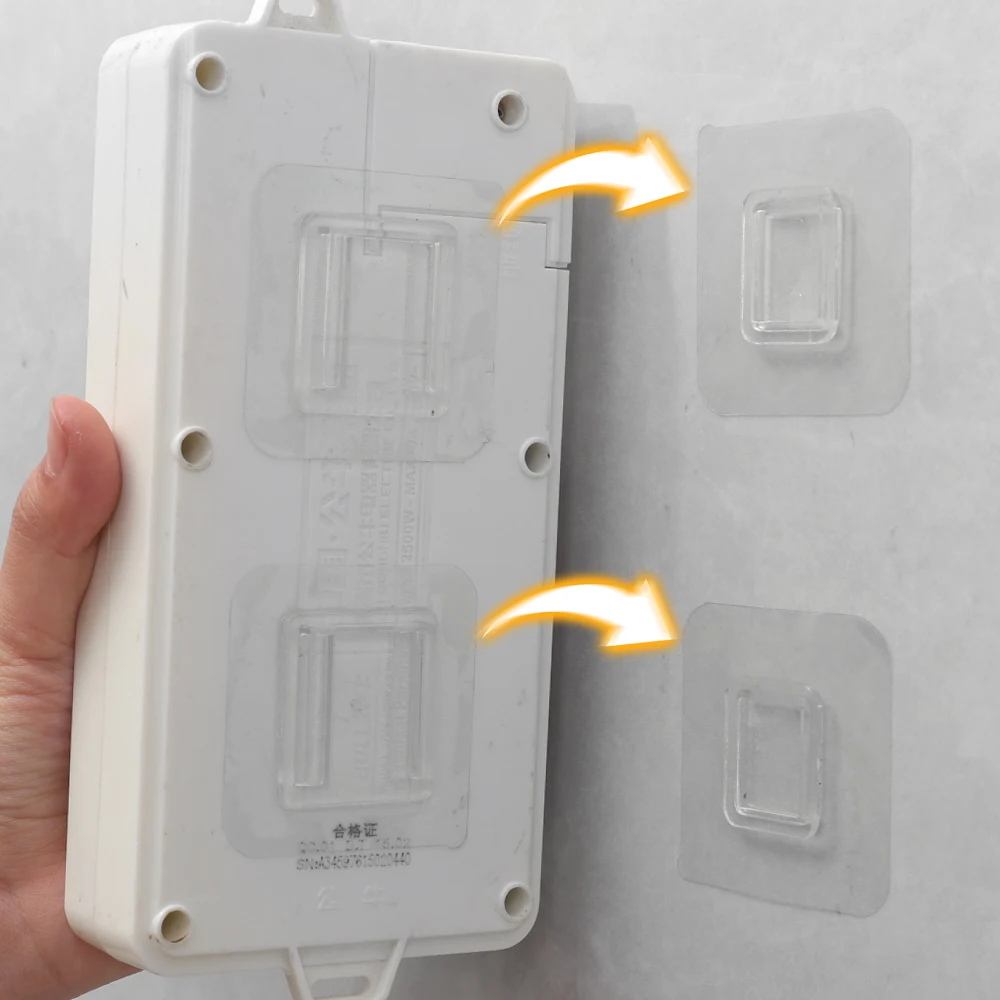 40/2pcs Double Side Hooks Transparent Invisible Traceless Hook Self-Adhesive Wall Storage Holder Kitchen Bathroom Towel Key Rack thumbnail 2