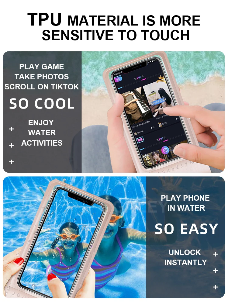 IPX8 Universal Waterproof Case For iPhone 13 Case WaterProof Bag For iPhone 13 14 15 16 Pro Max 12 Underwater Mobile Phone Cover thumbnail 3