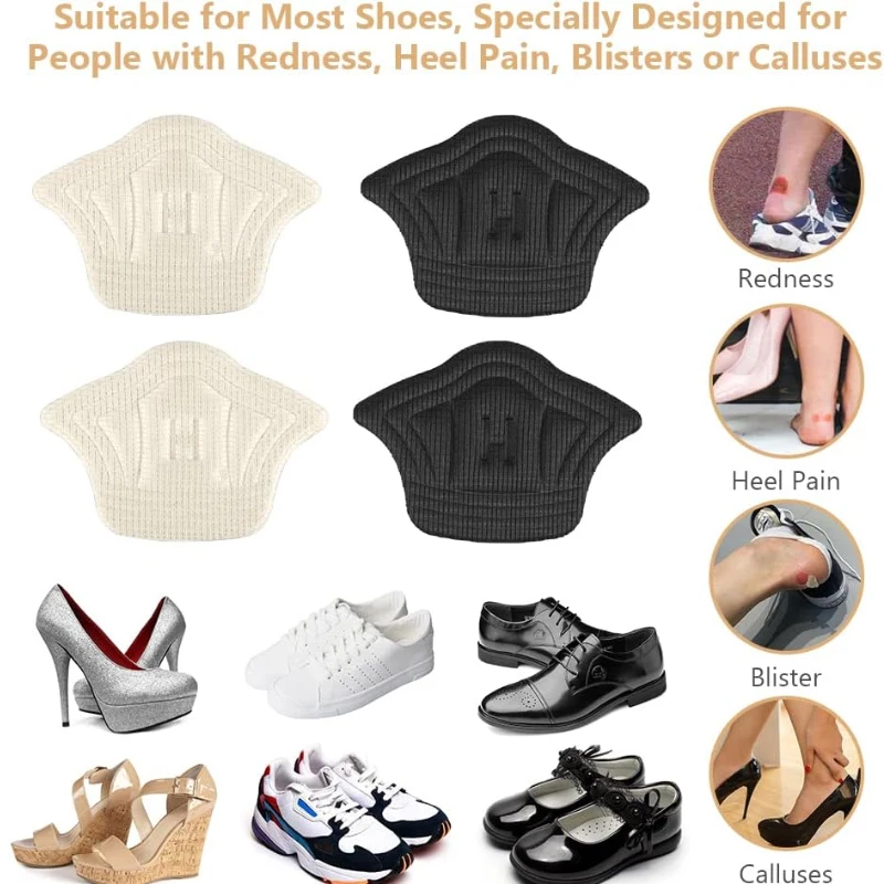 2/20PCS Heel Insoles for Shoes Patch Heel Pads for Sport Shoes Adjustable Size Feet Pad Insole Shoe Heel Protector Back Sticker thumbnail 4