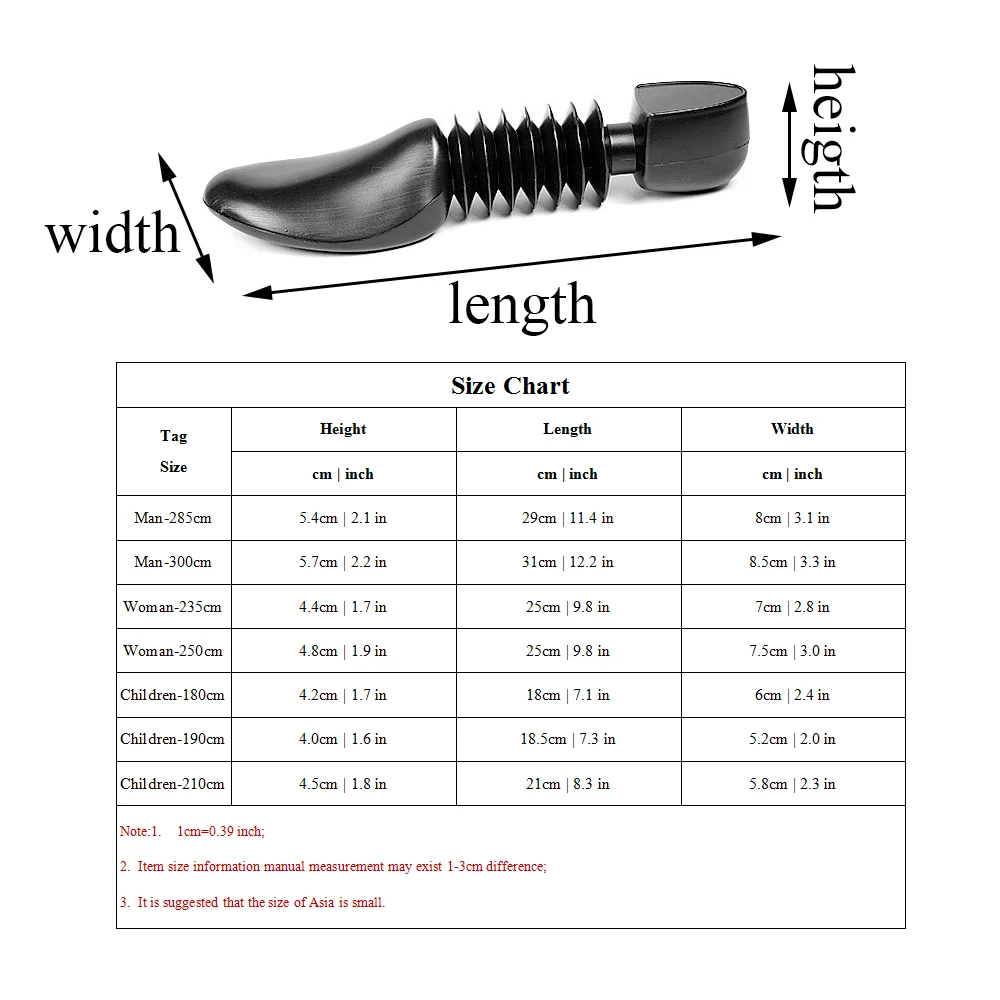 1Pc Telescopic Adjustable Length Shoe Trees Men Women Footwear Lasts Shoe Stretcher Practical Plastic Shoes Crease Protector Hot thumbnail 6