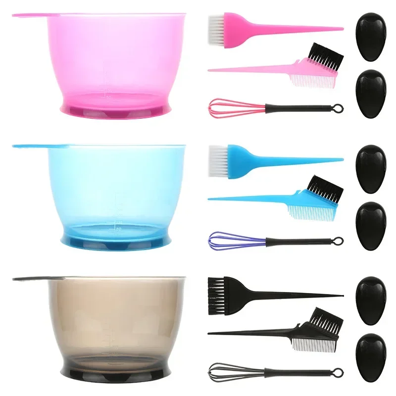 5/22PCS Hair Dye Color Brush Bowl Set with Ear Cap Dye Mixer Hair Tint Dying Coloring Applicator Hairdressing Styling Accessorie thumbnail 5