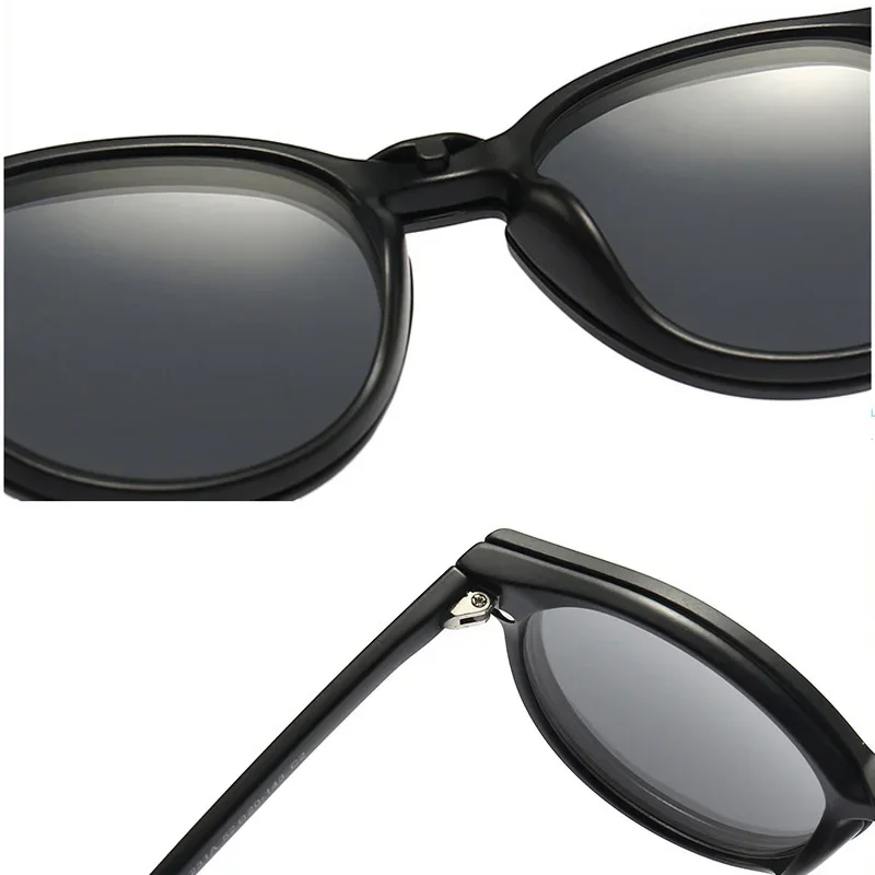 5PCS Magnetic Polarized Clip On Sunglasses Women Men Plastic Frame for Night Driving Sunglasses UV400 thumbnail 6