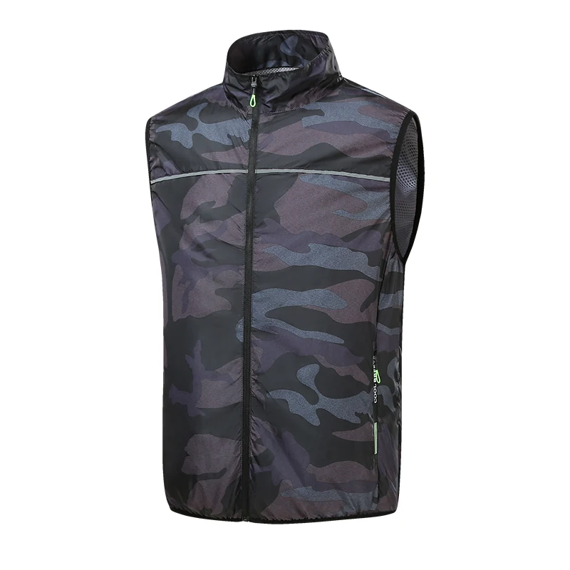 Men's Ice Vest Fan Air Conditioner Clothes Cool Vest Sport USB Rechargeable Cooling Vest Workers Summer Camping Fishing Overalls thumbnail 3
