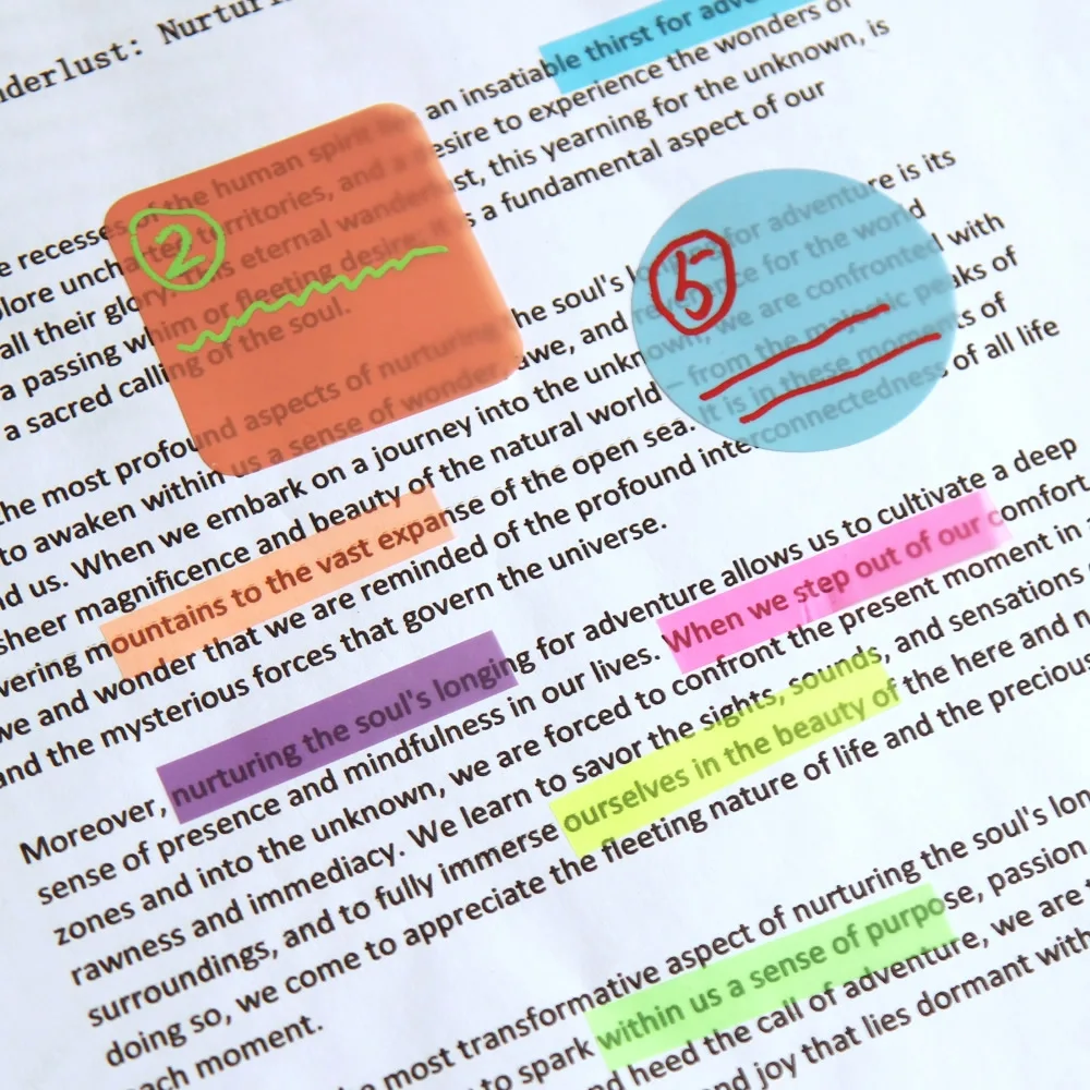 2400S Transparent Colorful Index Creative Memo Pads Office School Stationery Self-Adhesive Stickers Sticky Note Pads thumbnail 3
