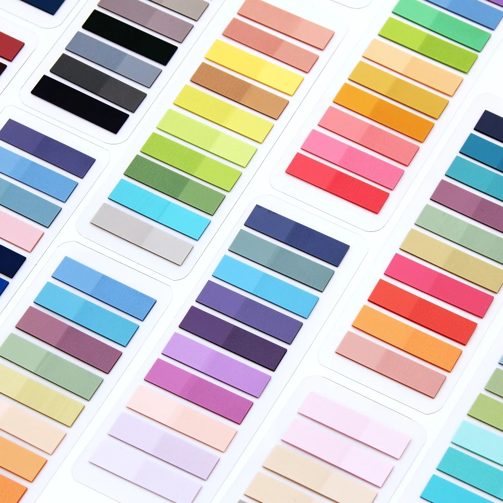 2400S Transparent Colorful Index Creative Memo Pads Office School Stationery Self-Adhesive Stickers Sticky Note Pads thumbnail 4