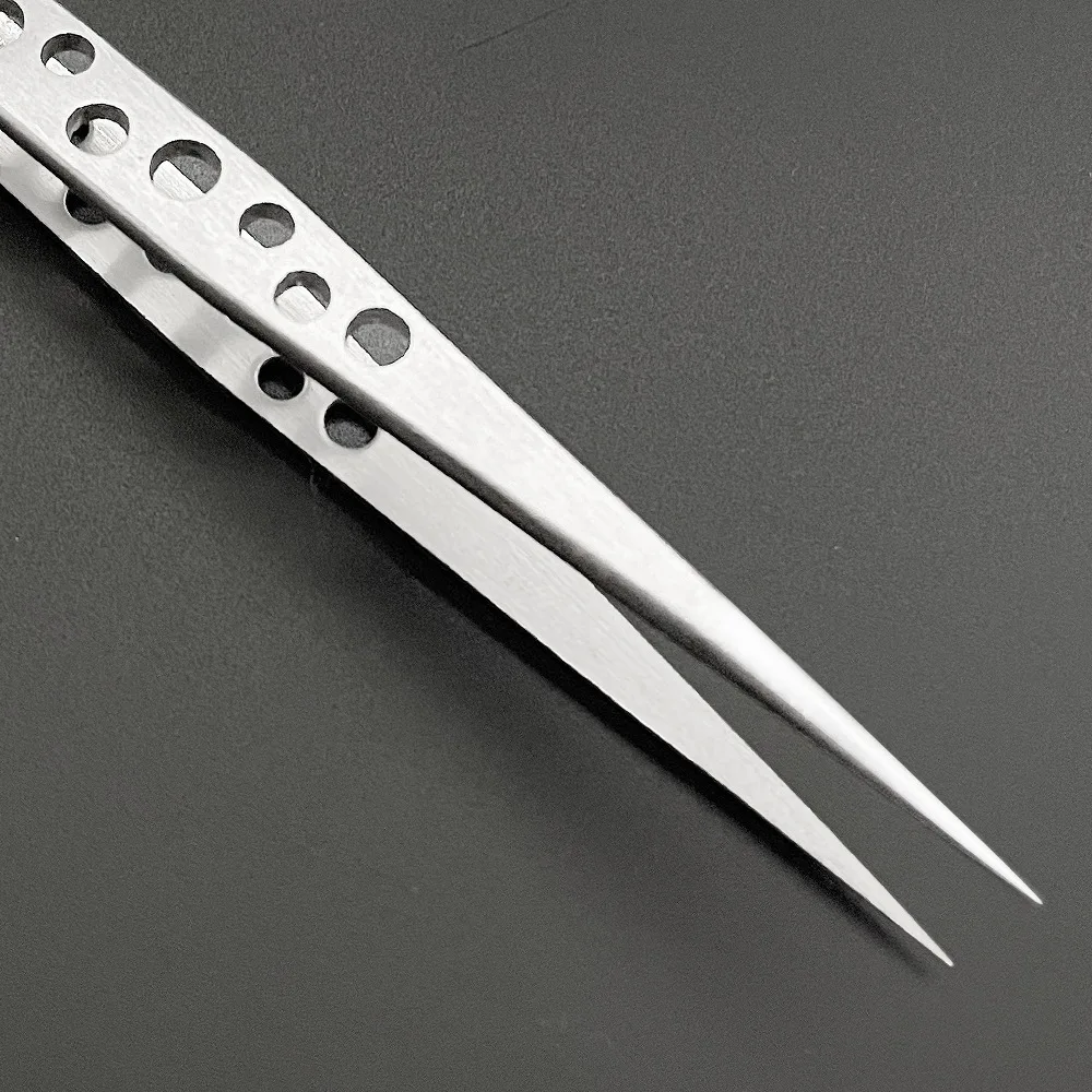 Electronics Industrial Tweezers Precision Anti-static Curved Straight Tip Stainless Forceps Phone Repair Hand Tool sets thumbnail 6