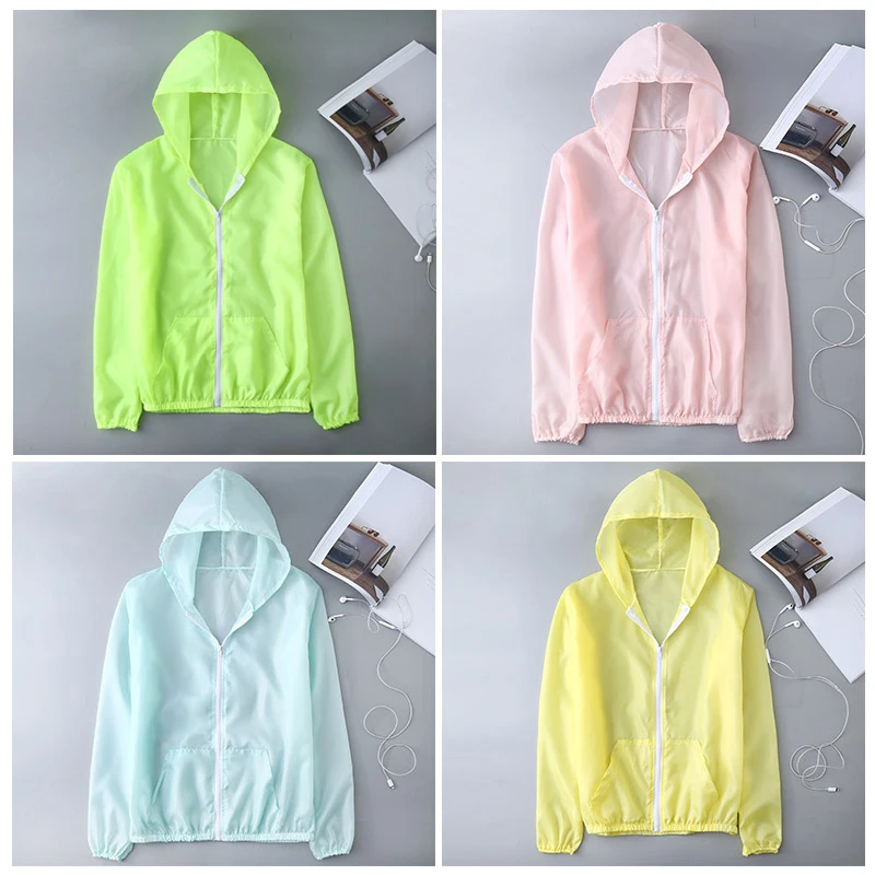 Jacket Women Summer Sun Protection Coat Anti-UV Quick Dry Sports Windbreaker Cycling Run Sunscreen Shirt thumbnail 3