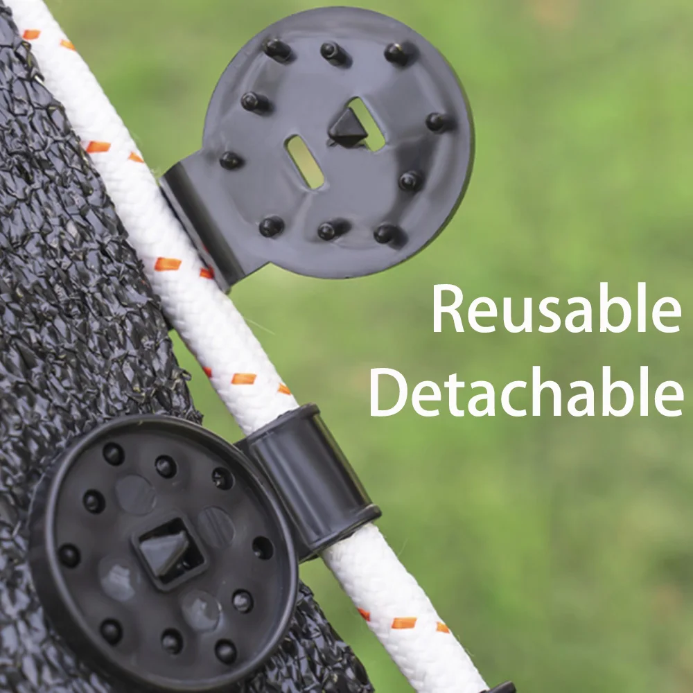 Shade Cloth Clips Shade Fabric Clamps Accessories Grommets For Net Mesh Cover Sunblock Fabric In Garden Backyard Greenhouse thumbnail 2