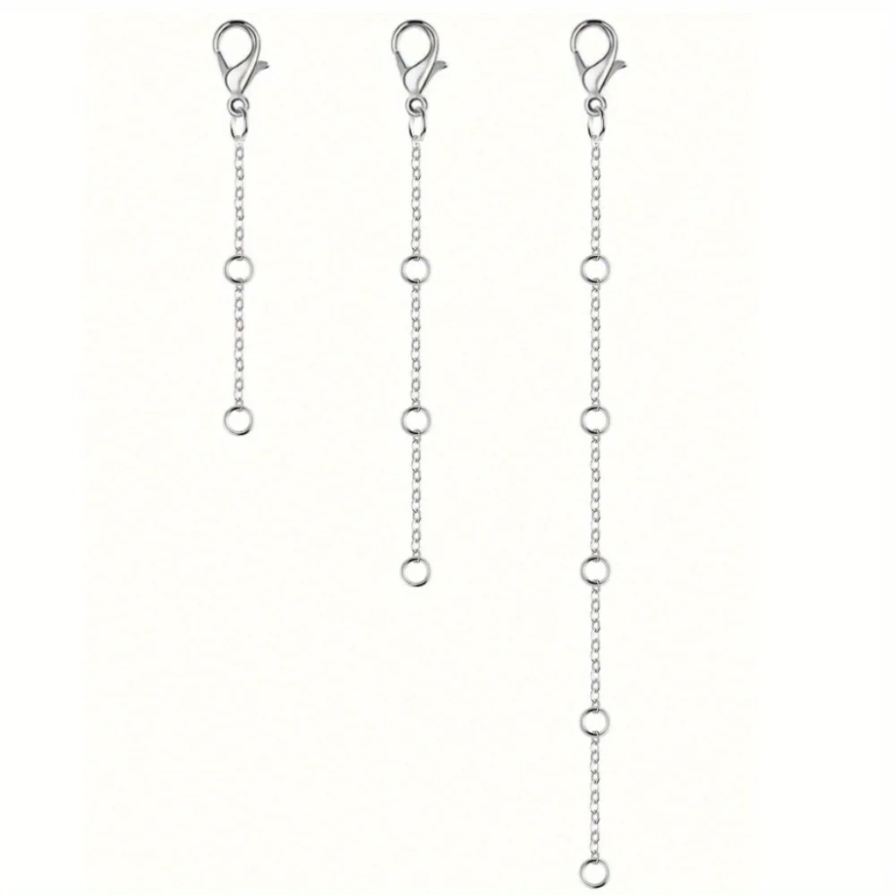 New Lobster Clasp Plus Tail Chain Adjustment Chain Jewelry Extension Chain Simple Necklace Accessories thumbnail 5