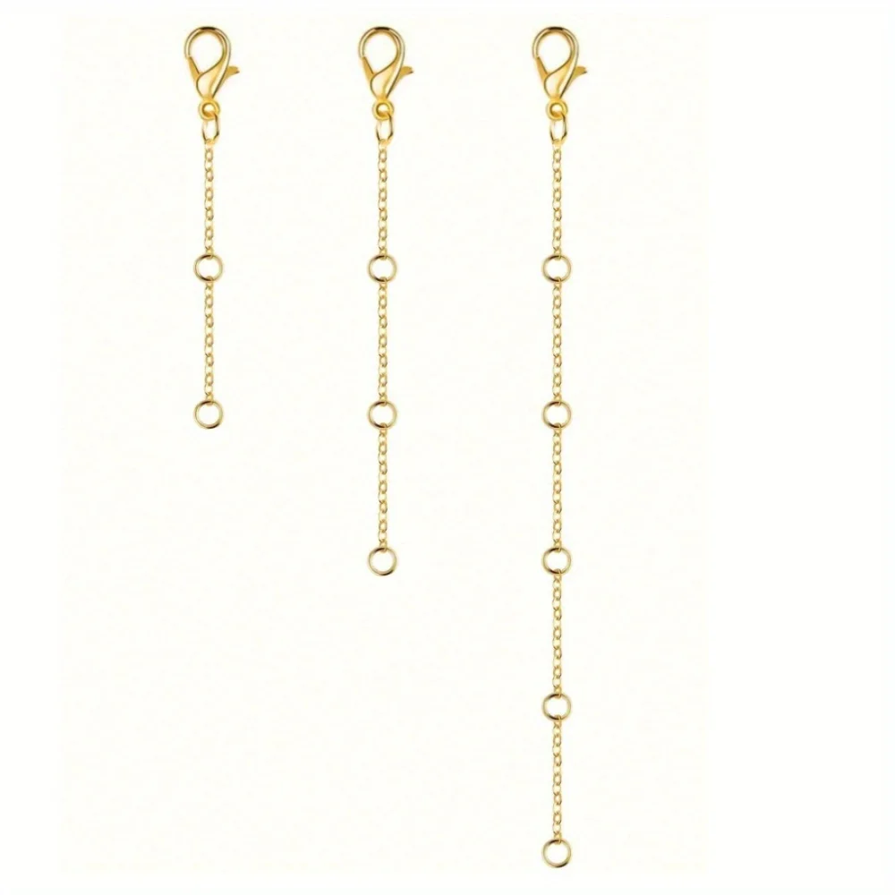 New Lobster Clasp Plus Tail Chain Adjustment Chain Jewelry Extension Chain Simple Necklace Accessories thumbnail 4
