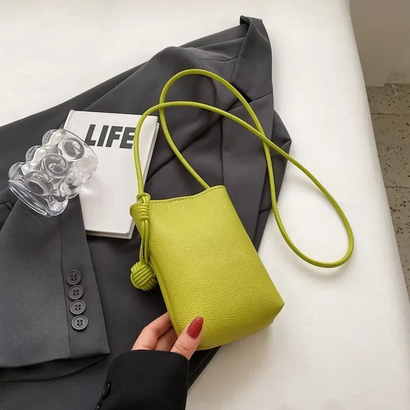 Women Leather Small Crossbody Bag Designer Cell Phone Bag Lightweight Fashion Shoulder Bag Ladies Travel Purse thumbnail 3
