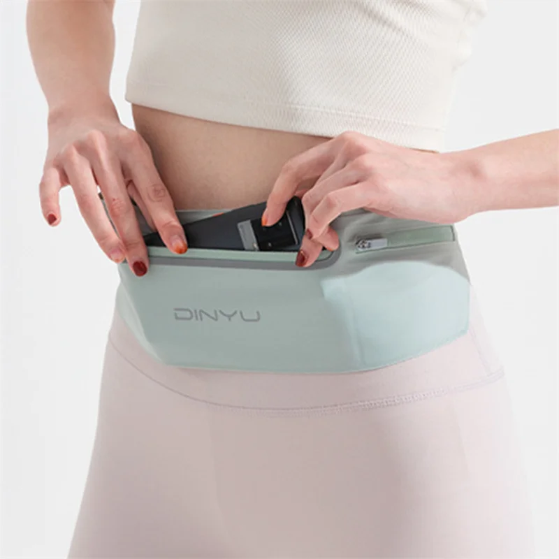 Men Women Running Waist Pack Wallet Adjustable Sports Pouch Belt Portable Phone Holder Gym Bag Invisible Waterproof Waistband thumbnail 2