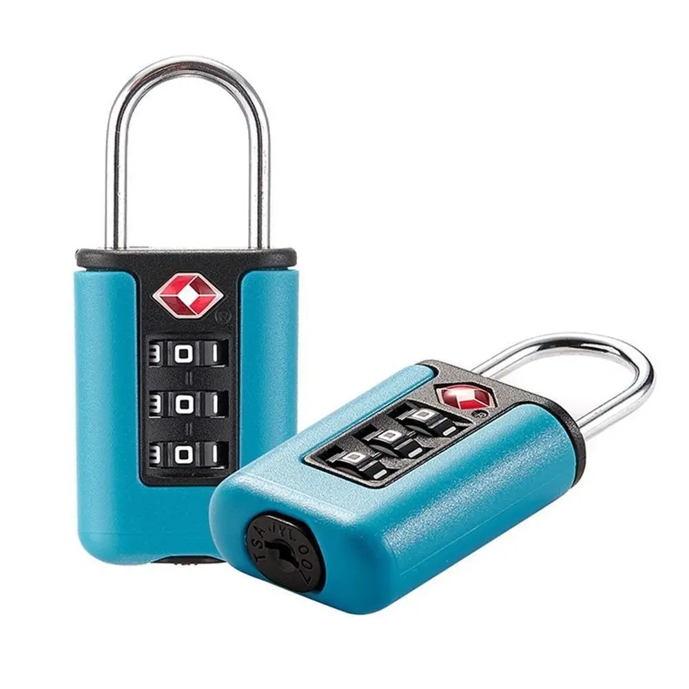 2024 New TSA Customs Code Lock for Travel Luggage Password Changeable Lock Contrast Color Design Padlock thumbnail 4