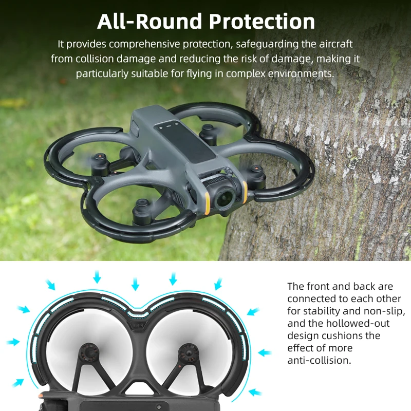 TPU Propellers Guard for DJI Avata 2 Drone Effectively Cushion Collision Impact Comprehensive Protection Drone Accessories thumbnail 4