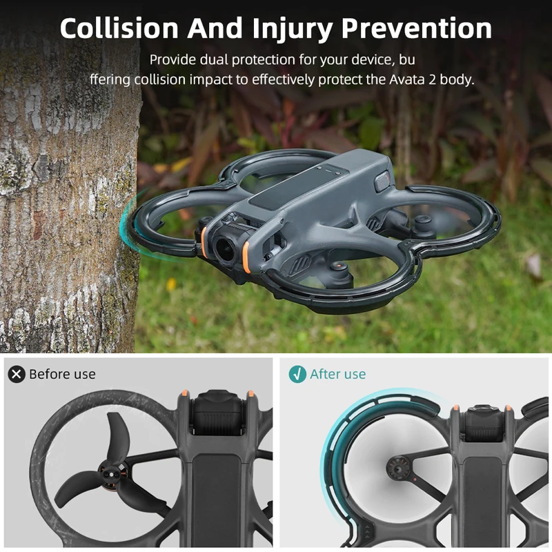TPU Propellers Guard for DJI Avata 2 Drone Effectively Cushion Collision Impact Comprehensive Protection Drone Accessories thumbnail 2