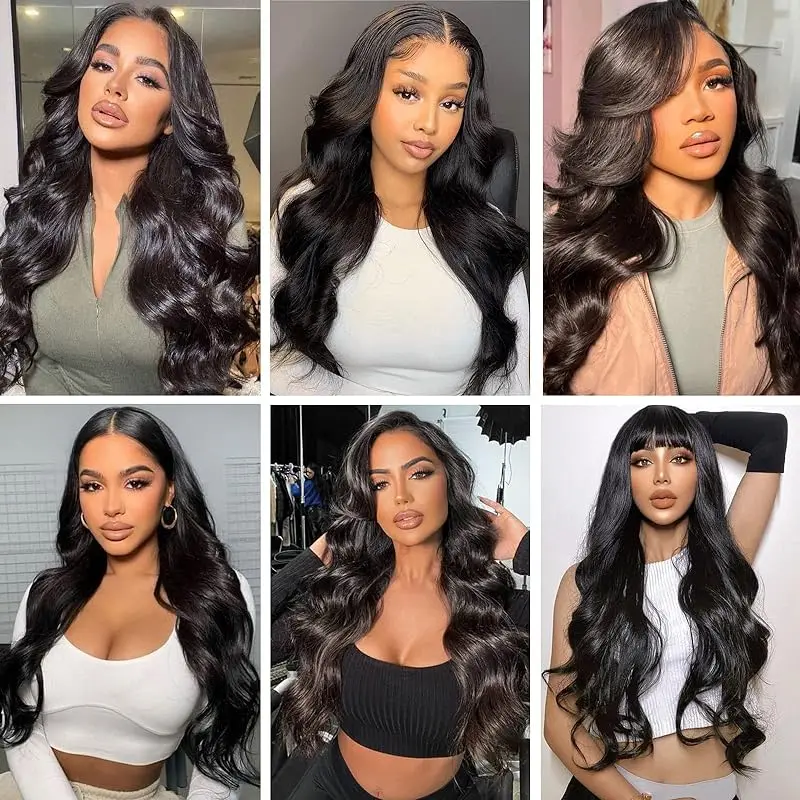 Body Wave 100% Brazilian Clip in Hair Extensions Human Hair 8Pcs Remy Hair Extensions Clip ins For Women with 18Clips 120g thumbnail 6