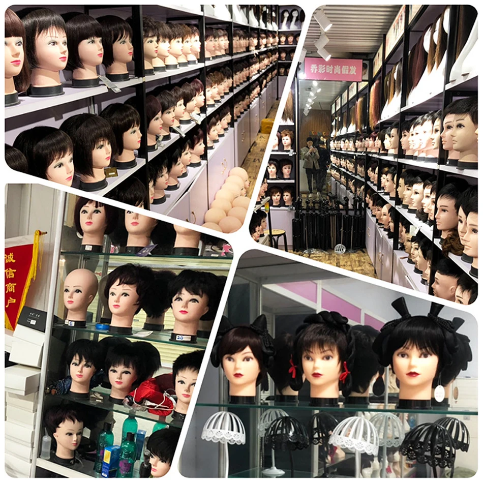 Mannequin Head Wig Stand With Adjustable Wig Tripod Stand Holder For Wigs Making Display Cosmetology Manikin Training Head thumbnail 3
