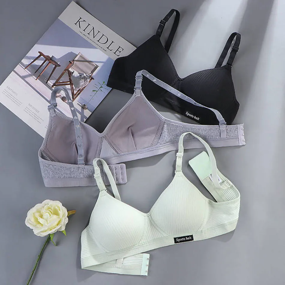 Sport Underwear for Teens Seamless Girl No Underwire Training Bra Soft Skin-Friendly School Girl Small Size Bra Clothing thumbnail 4