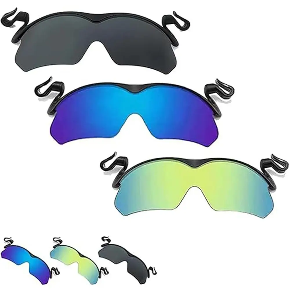 Clip Cap Sports Sunglasses, Clip On Hat Polarized Sunglasses, Flip-Up Cover UV Protection Fishing Cycling Outdoor Sunglasses thumbnail 2
