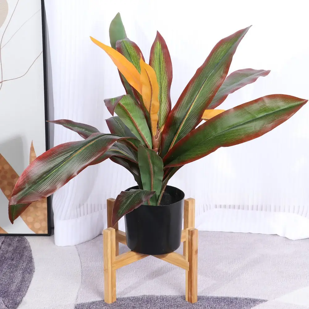 Wood Flowerpot Holder Floor-Standing Bonsai Display Stand Flower Pot Base Indoor Outdoor Home Decoration Tray Garden Supplies thumbnail 4