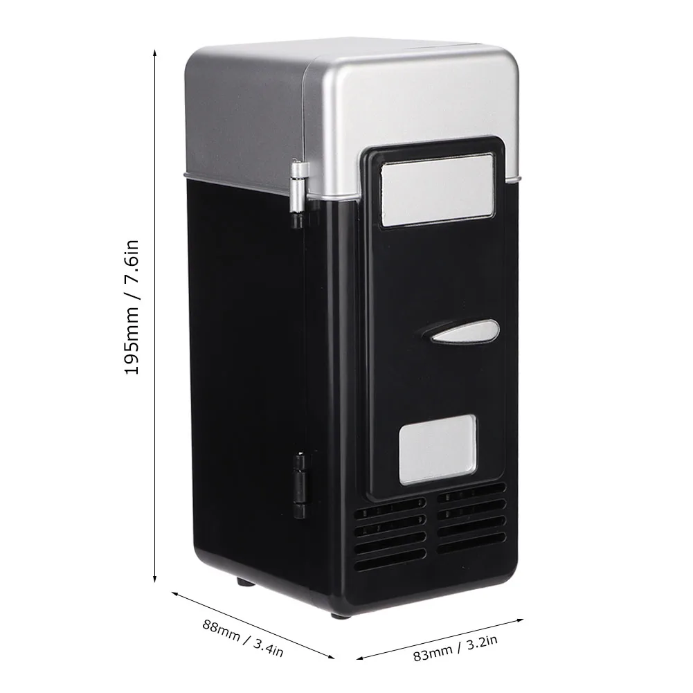 Mini USB Office Mini Heating And Cooling Dual Use Portable Refrigerator Drink Cooler thumbnail 6