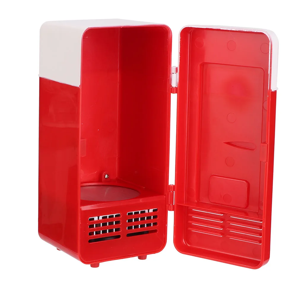 Mini USB Office Mini Heating And Cooling Dual Use Portable Refrigerator Drink Cooler thumbnail 3