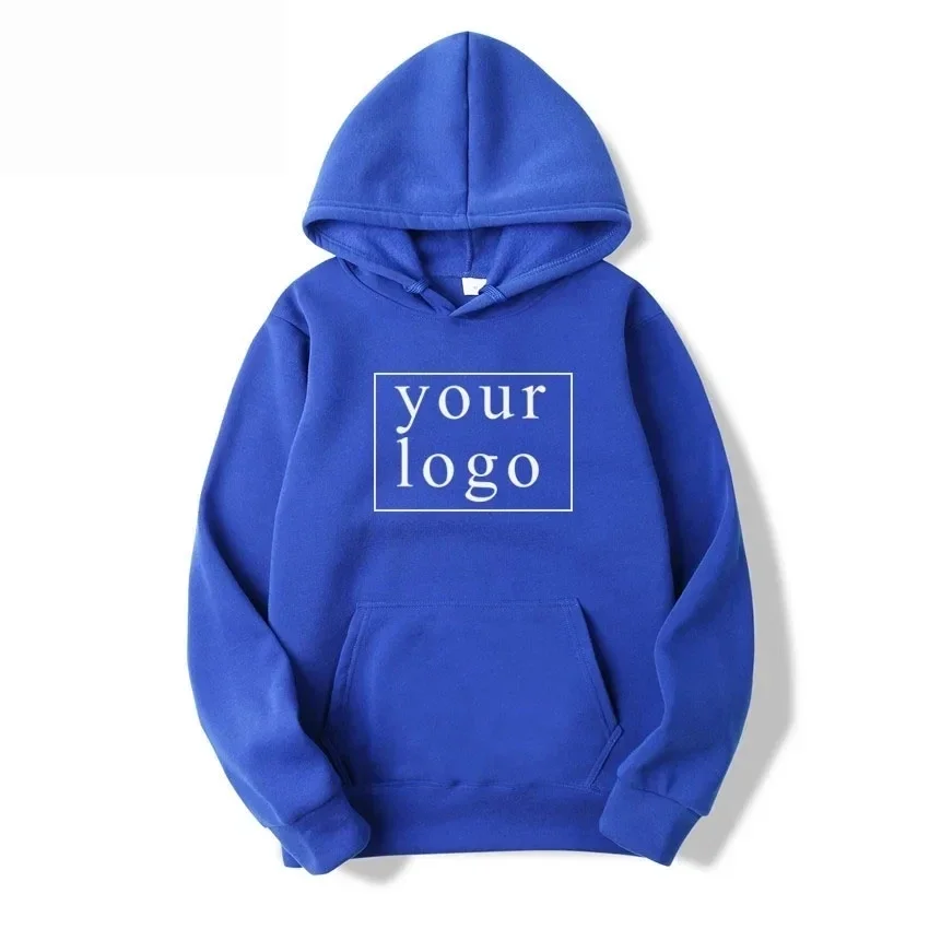2024 Man Woman Casual Custom Printed Text DIY Hoodie Customized Logo Personalized Hoody Custom Hoodies Text Logo Sweatshirt thumbnail 6