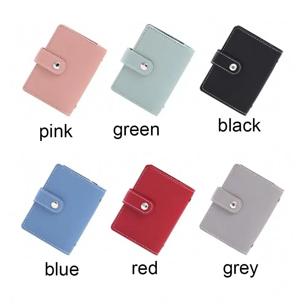 New Anti-theft ID Credit Card Holder Fashion Women's 26 Cards Slim PU Leather Pocket Case Purse Wallet Bag for Women Men Female thumbnail 2
