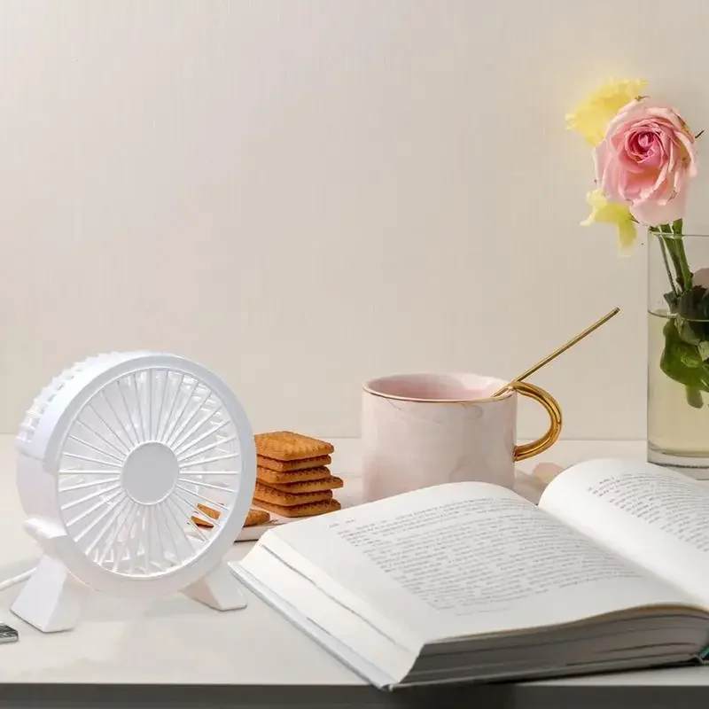 Electric Mini Fan Portable Cooling for Laptops Silent Usb Fan for Home Office outdoor Desktop Cooler Camping Air Mini Appliances thumbnail 3