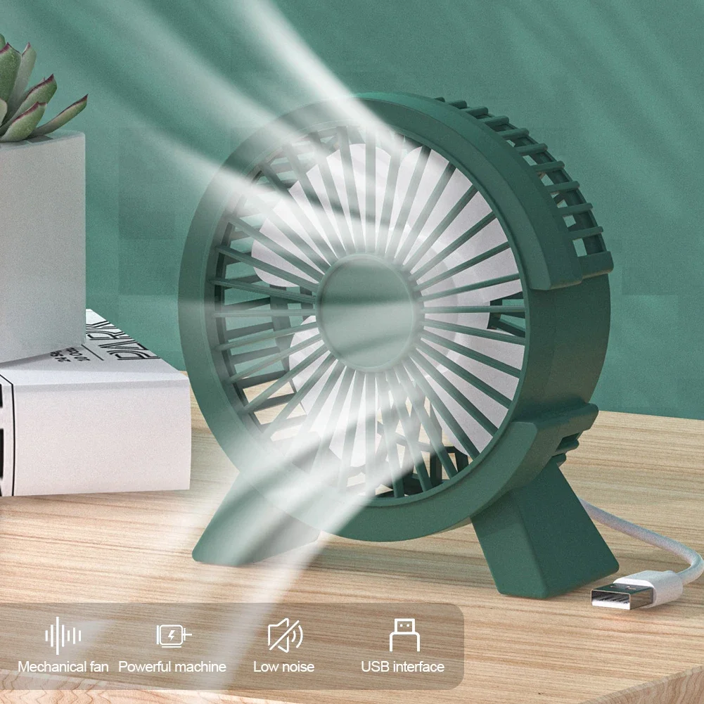 Electric Mini Fan Portable Cooling for Laptops Silent Usb Fan for Home Office outdoor Desktop Cooler Camping Air Mini Appliances thumbnail 2