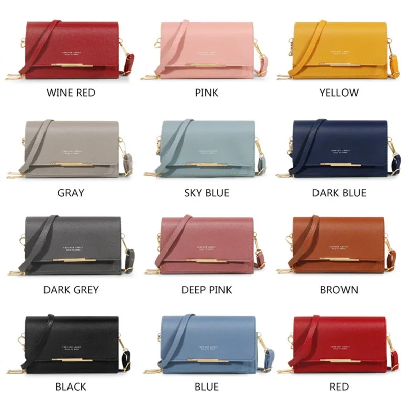 1PC Retro Fashion PU Leather Women Shoulder Bags Ladies Large-capacity Wallet Cross Body Handbag Messenger Bag Luggage Bags thumbnail 5