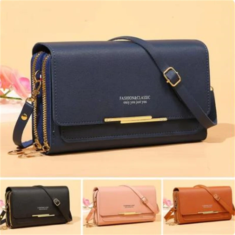 1PC Retro Fashion PU Leather Women Shoulder Bags Ladies Large-capacity Wallet Cross Body Handbag Messenger Bag Luggage Bags