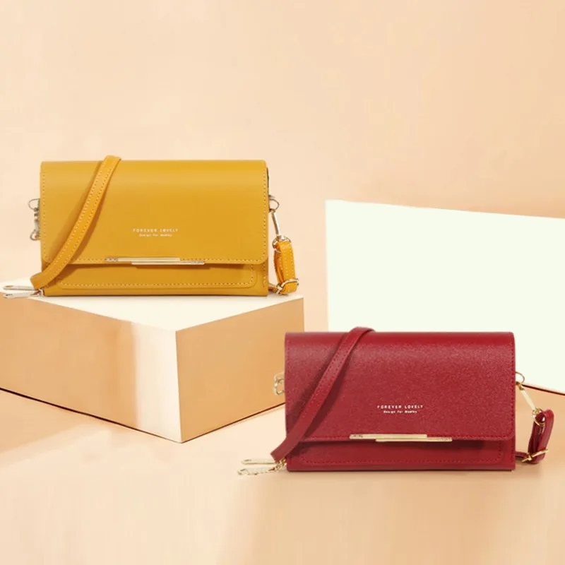 1PC Retro Fashion PU Leather Women Shoulder Bags Ladies Large-capacity Wallet Cross Body Handbag Messenger Bag Luggage Bags thumbnail 4