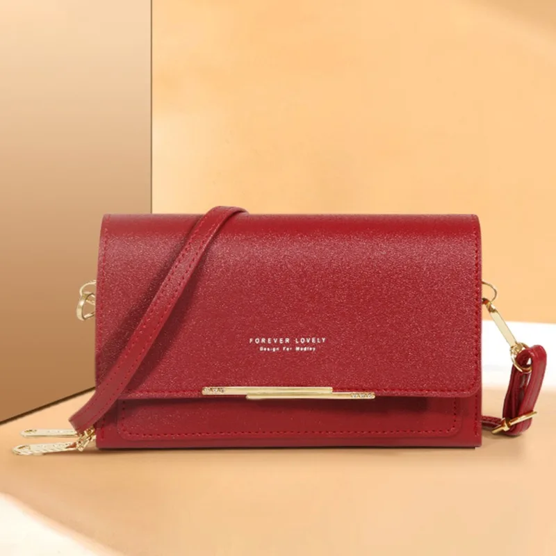 1PC Retro Fashion PU Leather Women Shoulder Bags Ladies Large-capacity Wallet Cross Body Handbag Messenger Bag Luggage Bags thumbnail 3
