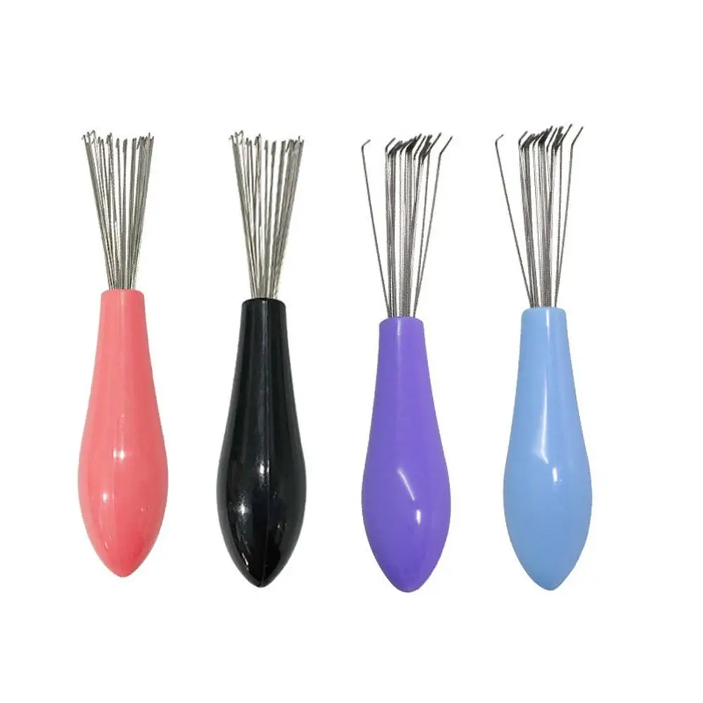 Plastic Handle Comb Hair Brush Cleaner Multifunctional Hand Tool Comb Cleaning Brush Cleaning Supplies Embedded Beauty Tools thumbnail 2