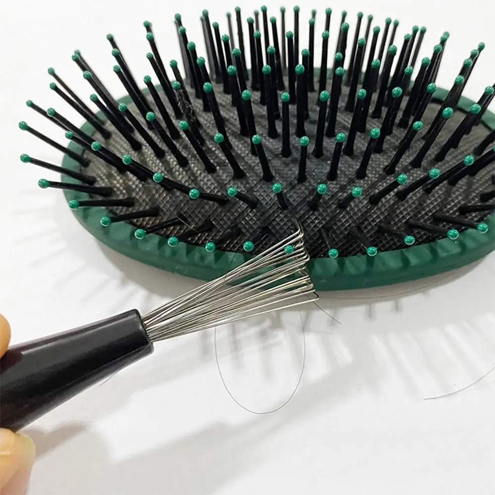 Plastic Handle Comb Hair Brush Cleaner Multifunctional Hand Tool Comb Cleaning Brush Cleaning Supplies Embedded Beauty Tools thumbnail 3