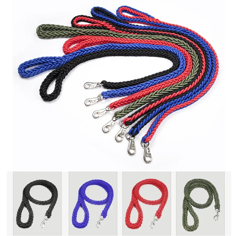 Heavy Duty Large Dog Leash Durable Nylon Braided Lead for Small Medium Big Dogs Bully Walking Hunting Camping Pet Accessories thumbnail 4