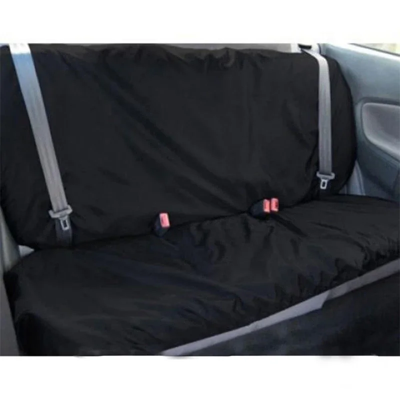 Universal Black Car Seat Cover Front and Rear Polyester Waterproof Anti-fouling Car Protective Seat Cover Interior Seat Supplies thumbnail 5