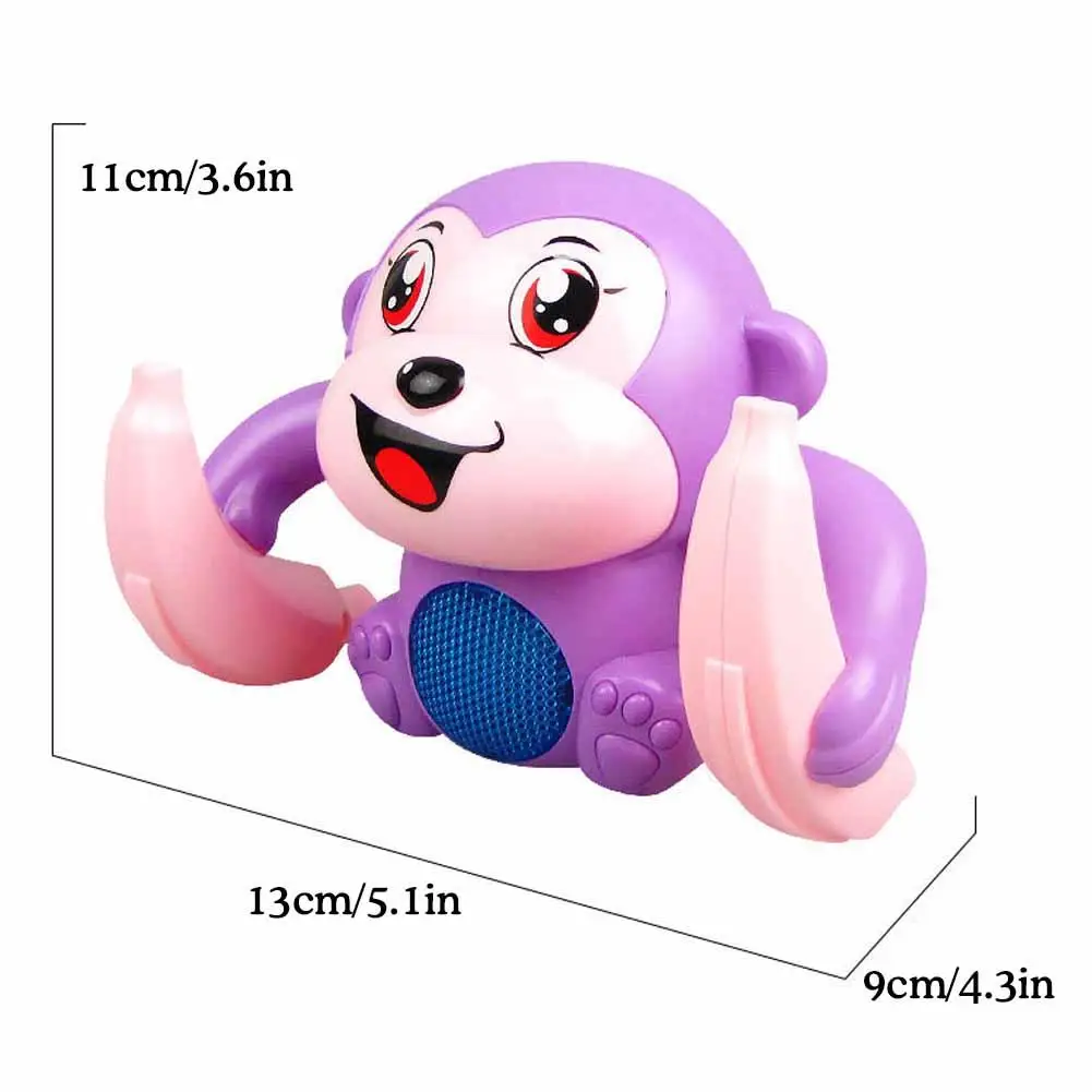 Electric Tumbling Monkey Learning To Climb Induction Music Toys Kids Toys Monkey Voice Light Puzzle Control Rolling Cartoon thumbnail 6