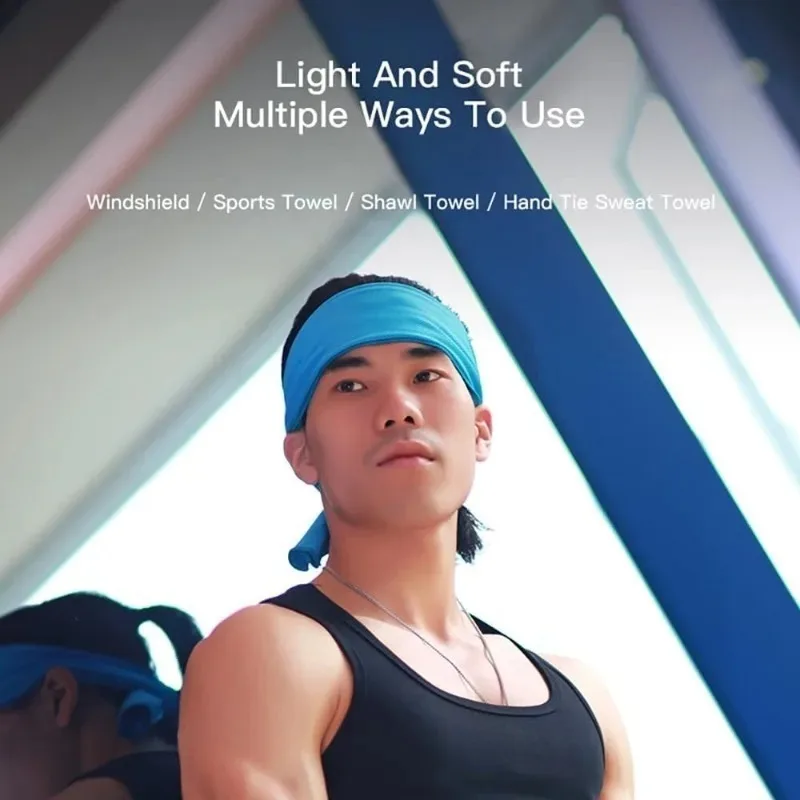 Cooling Fitness Towel Absorbent Instant Dry Cold Towel Face Towel Sports Towel Cold Towel Wash Cloths for Sports Outdoor Gym thumbnail 2