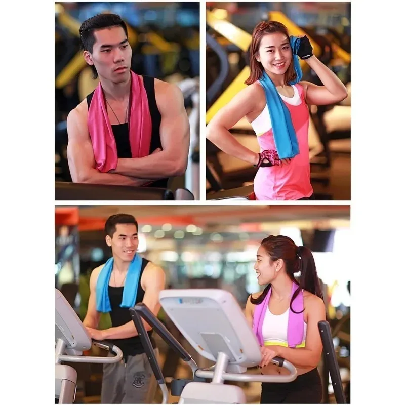 Cooling Fitness Towel Absorbent Instant Dry Cold Towel Face Towel Sports Towel Cold Towel Wash Cloths for Sports Outdoor Gym thumbnail 5
