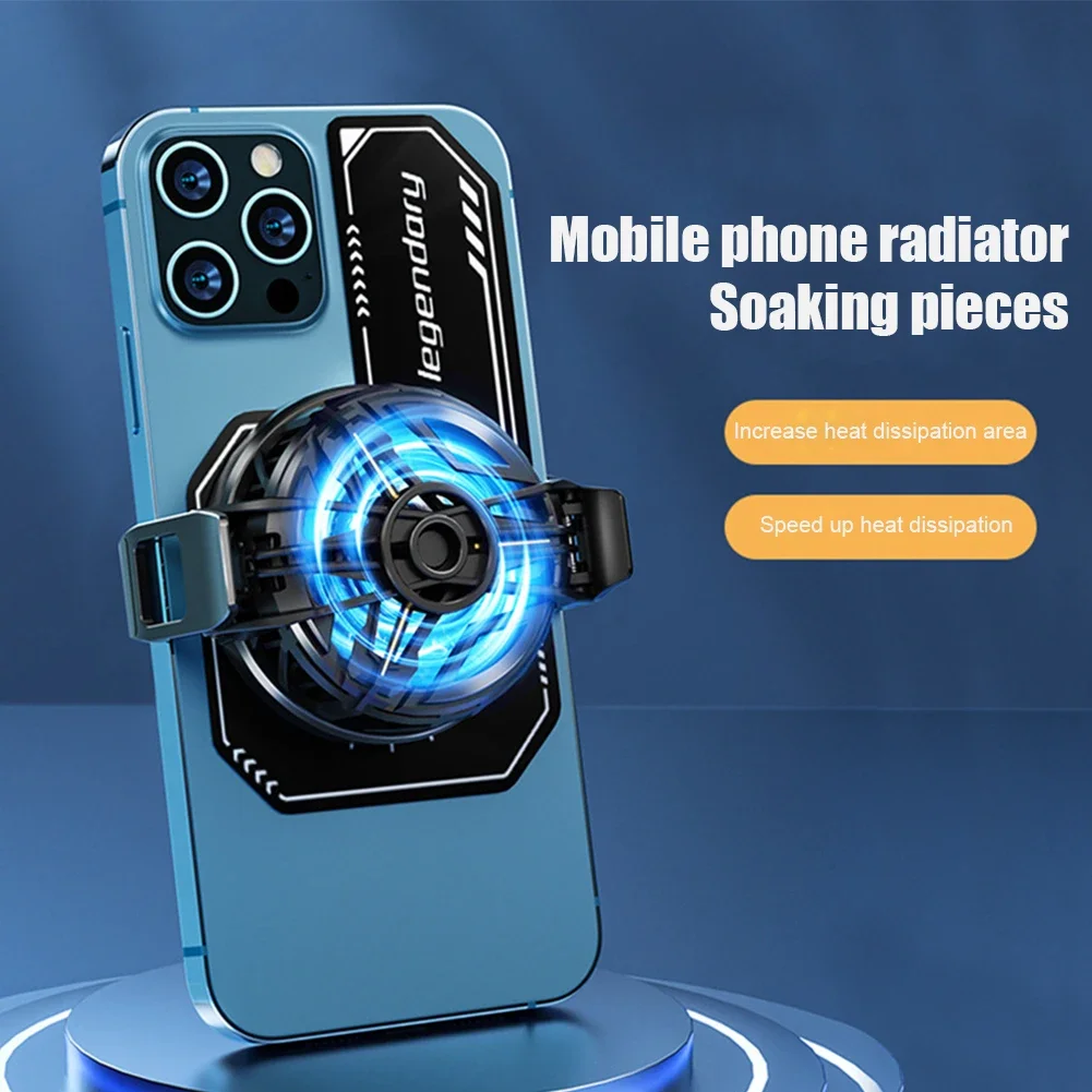 Cell Phone Cooler Plate Radiator Magnetic Radiating Sticker for Game Cooling Fans Heat Sink For IPhone/Samsung/Xiaomi thumbnail 2