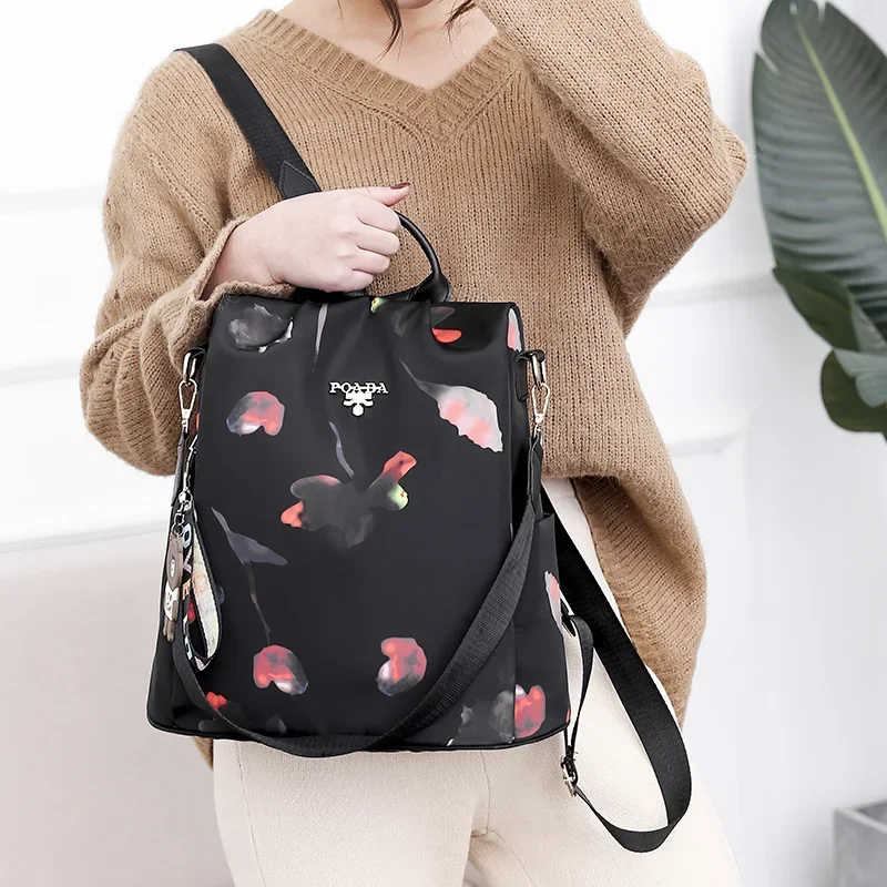 Women Backpack Fashion Oxford Cloth Shoulder Bags School Bags for Teenage Large Capacity Print Waterproof Travel Backpack thumbnail 4