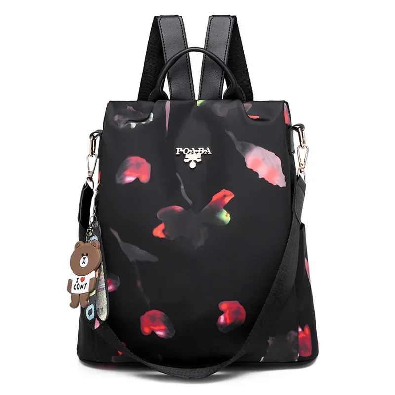 Women Backpack Fashion Oxford Cloth Shoulder Bags School Bags for Teenage Large Capacity Print Waterproof Travel Backpack thumbnail 5