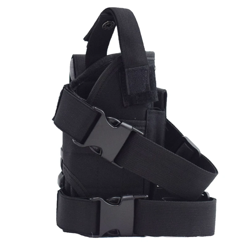 Tactical Accessories Nylon Holster Hunting Airsoft Pistol Gun Drop Leg Holster Pouch Adjustable Belt Holster For Universal Gun thumbnail 2