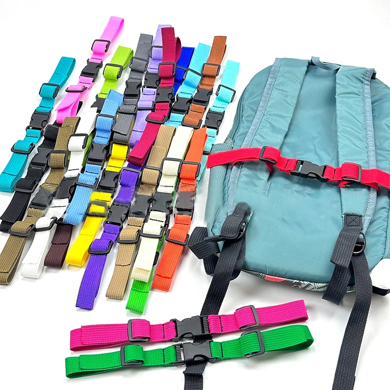 Fashion Durable Non-slip Backpack Chest Bag Strap Harness Adjustable Shoulder Outdoor Camping Tactical Bags Straps Accessories thumbnail 2