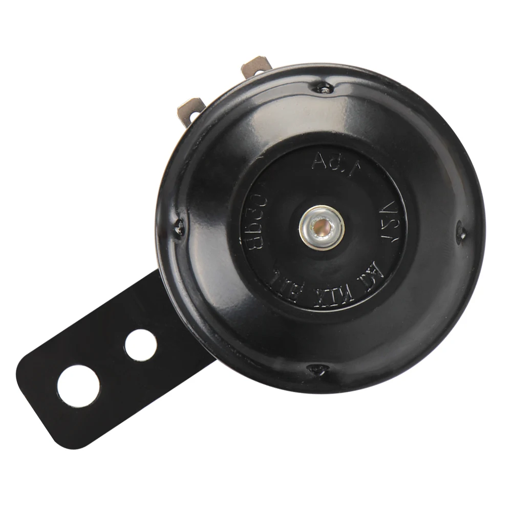 For Scooter Moped Dirt Bike ATV 12V Horn 1.5A 105db Motorcycle Electric Horn Kit Waterproof Round Loud Horn Speakers thumbnail 2