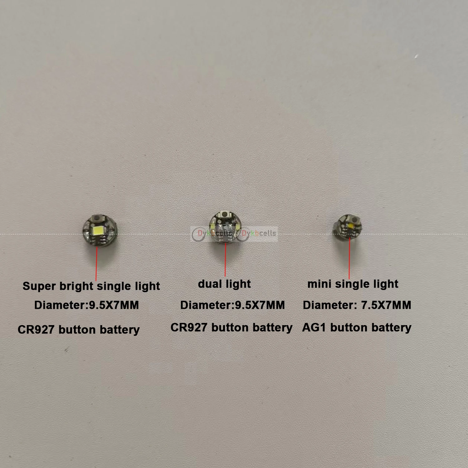 3pcs Single/Dual Wireless LED Model Light key Switch Control Led Lamp DIY LEGO Modeling Car Plus LightS Diorama Robots + Battery thumbnail 3