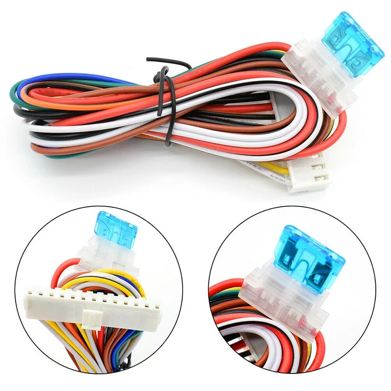 Universal 12V Car 3-button Remote Control Lock Kit Keyless Entry Car Alarm System Central Locking With Auto Remote Central Kit thumbnail 3